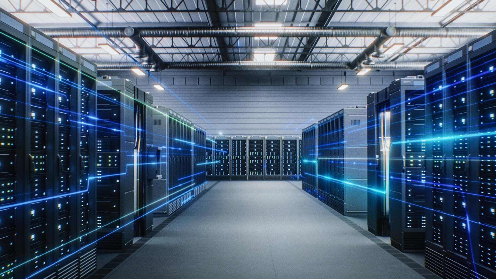 Data center construction is booming with increasing AI investment, server cooling room